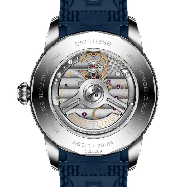 Оригинален часовник Breitling Superocean B31 42 мм – прозрачен гръб – classicwatches.bg