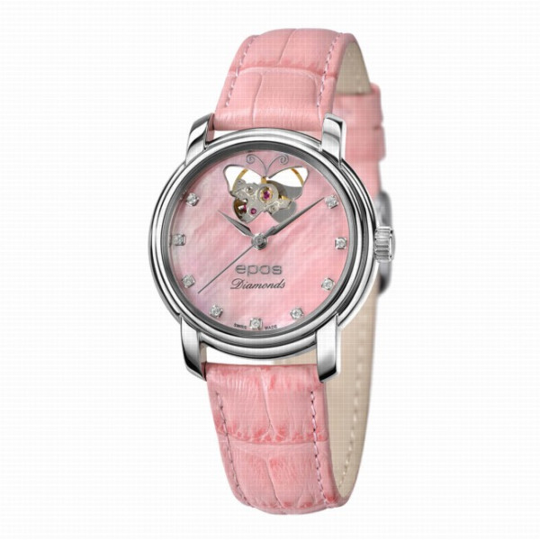 часовник epos 4314.133.20.83.13 дамски автоматичен седеф диаманти classicwatches.bg