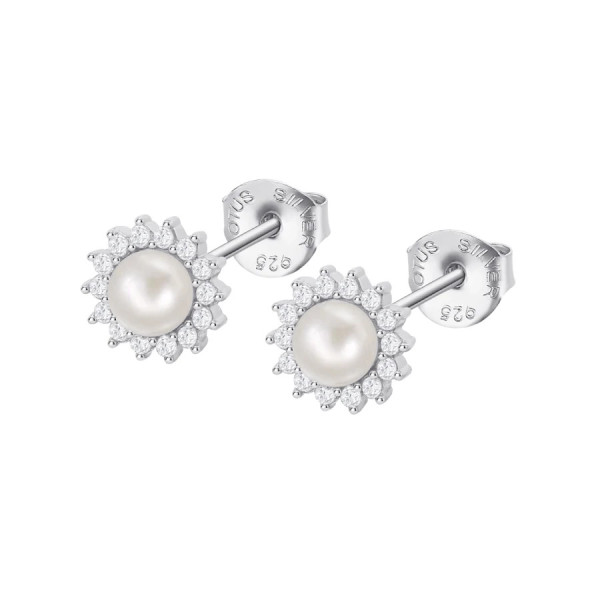 Lotus Silver Pearls сребърни обеци LP3961-4/1