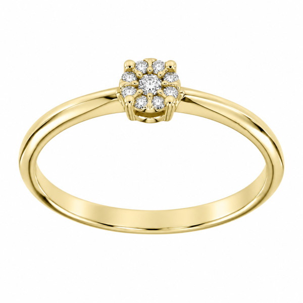 Cara Diamanti gold ring with diamond AA0570Y/0.07ctsSI/H
