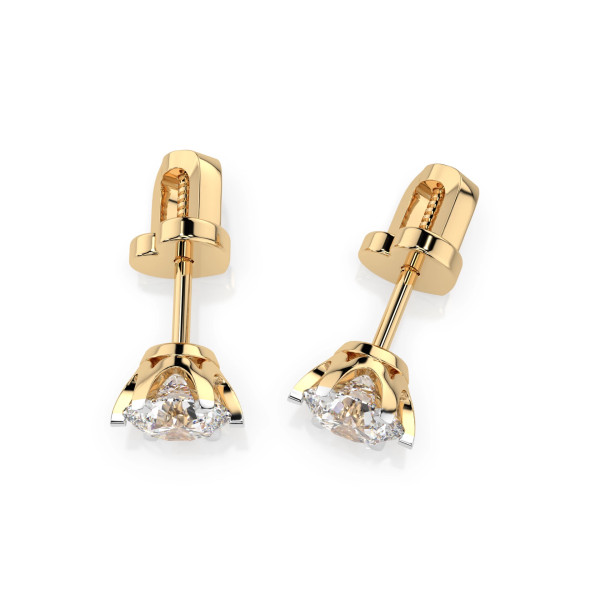 Cara обеци с диаманти 1.40 ct GIA сертификат – ЗЛАТНО БИЖУ 14К K102-10040/1Y(5.7)/14K