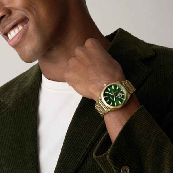 мъжки часовник fossil зелен циферблат everett колекция classicwatches.bg