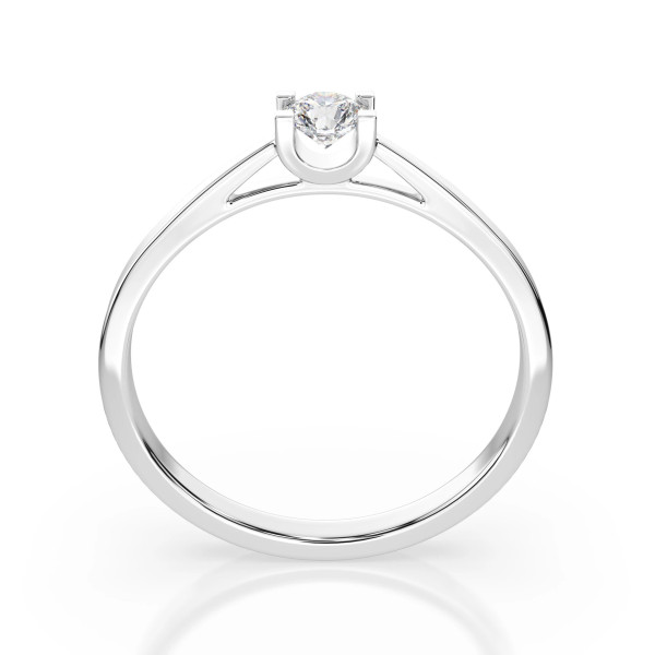 Cara пръстен с диамант 0.15 ct – ЗЛАТНО БИЖУ 14К K101-10020W(3.4)/14K