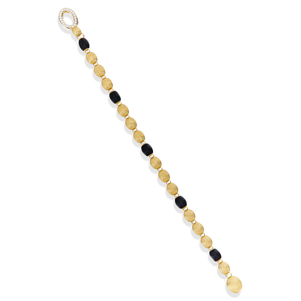 NANIS DANCING MYSTERY BLACK ONYX ГРИВНА ОНИКС, ДИАМАНТИ BS3-599