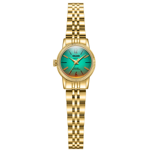 дамски часовник welder royal wrc2003 златен корпус 19 мм classicwatches.bg