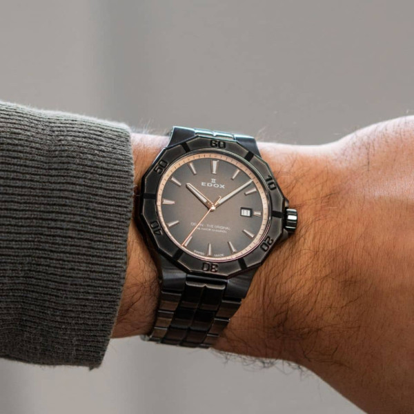 Edox Delfin the Original Date 53021-37GNM-NDR