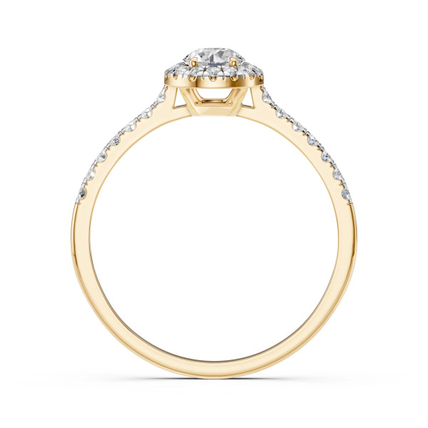 Cara пръстен с диаманти 0.35+0.29 ct GIA сертификат – ЗЛАТНО БИЖУ 14К K101-10095Y(4.5)/14K