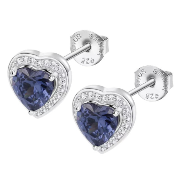 LOTUS SILVER WOMENS SILVER SILVER EARRINGS LP3784-4/1