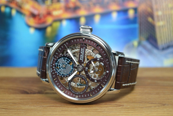 POLJOT INTERNATIONAL GLOBETROTTER 43MM LIMITED EDITION 300PIECES 9730.2940554