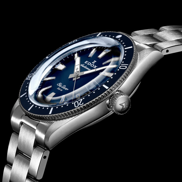 EDOX SKYDIVER  LIMITED EDITION AUTOMATIC 42MM MEN`S WATCH  80126 3BUM BUIN
