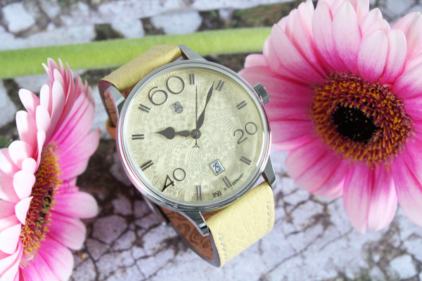 Часовник Alexander Shorokhoff Emotio Uno AS.EM01-2 със шампанско циферблат – classicwatches.bg