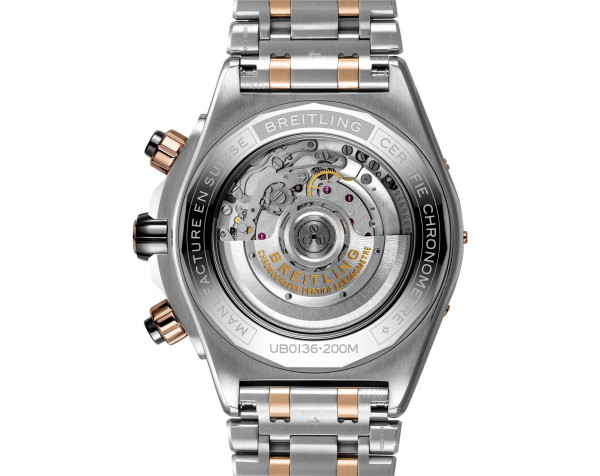 часовник breitling super chronomat 44mm стомана и розово злато classicwatches.bg