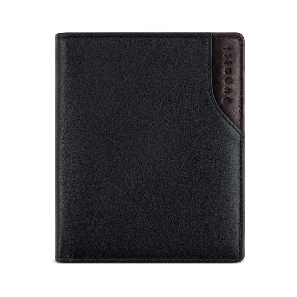 Мъжки портфейл Bugatti - Corso DeLuxe Upright, черен