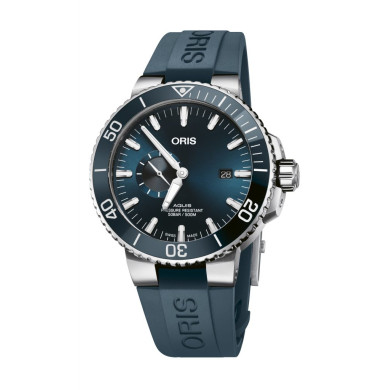 ORIS AQUIS DIVING SMALL SECOND DATE AUTOMATIC 45.5MM MEN'S WATCH 743 7733 4155-07 4 24 69EB