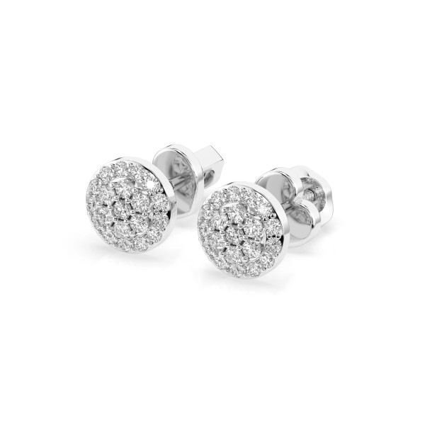 Cara обеци с диаманти 0.16+0.14 ct – ЗЛАТНО БИЖУ 14К K102-10072W/14K