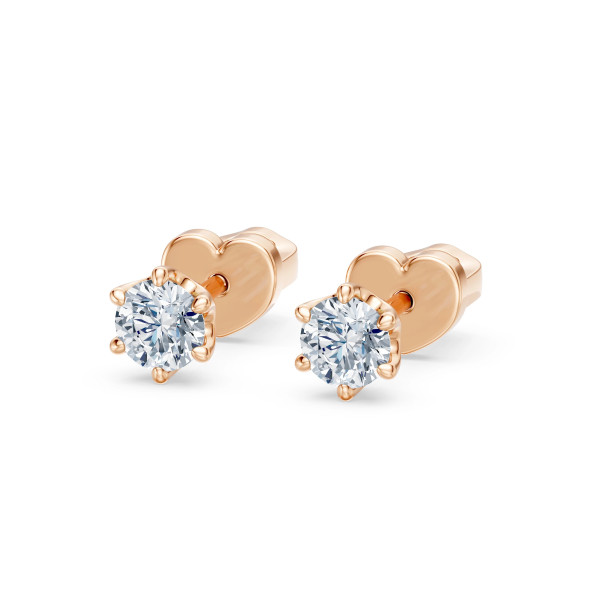 Cara обеци с диаманти 0.60 ct GIA сертификат – ЗЛАТНО БИЖУ 14К K102-10040/1R(4.2)/14K