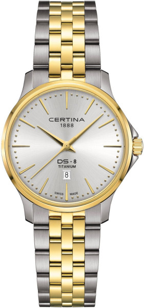 certina ds8 lady, certina c045.010.55.031.00, certina титанов часовник дамски, certina precidrive, certina ds8 31mm