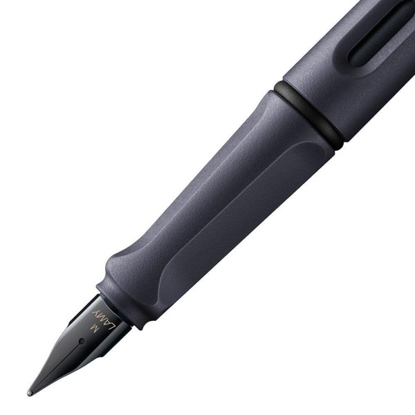 FOUNTAIN PEN LAMY SAFARI - STEEL BLACK, F NIB