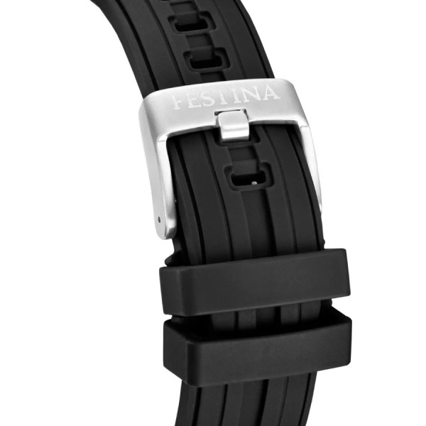 часовник festina f20755/8 мъжки черен хронограф 46 мм classicwatches.bg