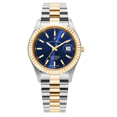 Часовник Jacques Du Manoir Inspiration Business Date Gold Tone JWG03003