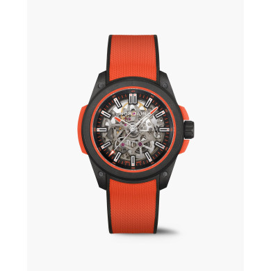Часовник NORQAIN Wild ONE Skeleton 42mm Coral NNQ3000QBR2AS/B013