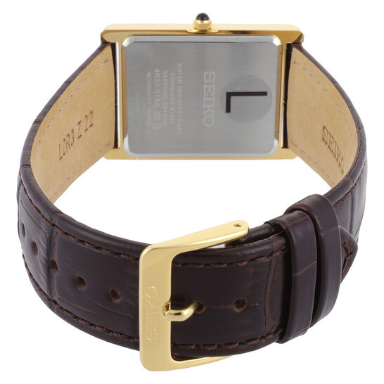 seiko swr106p1 кафява кожена каишка ClassicWatches.bg

