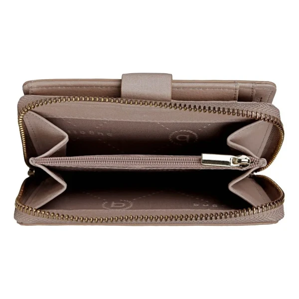 Дамски портфейл Bugatti - Noemi M, RFID защита, бежов