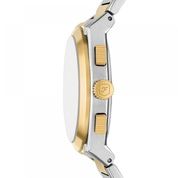 fossil everett fs6106 мъжки часовник двуцветен корпус зелен циферблат classicwatches.bg