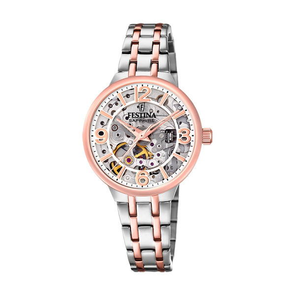 FESTINA SKELETON AUTOMATIC 32.5MM LADIES WATCH F20615/1