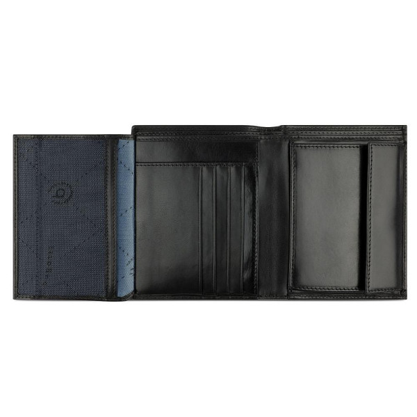 Мъжки портфейл Bugatti - Nobile Vertical With Flap, черен
