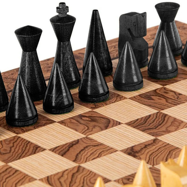 LUXURY HANDMADE CHESS MANOPOULOS - 40X40 CM, 7.6 CM PIECES