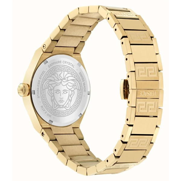 швейцарски часовник versace дамски златен модел medusa classicwatches.bg