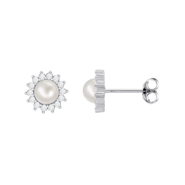 Lotus Silver Pearls сребърни обеци LP3961-4/1