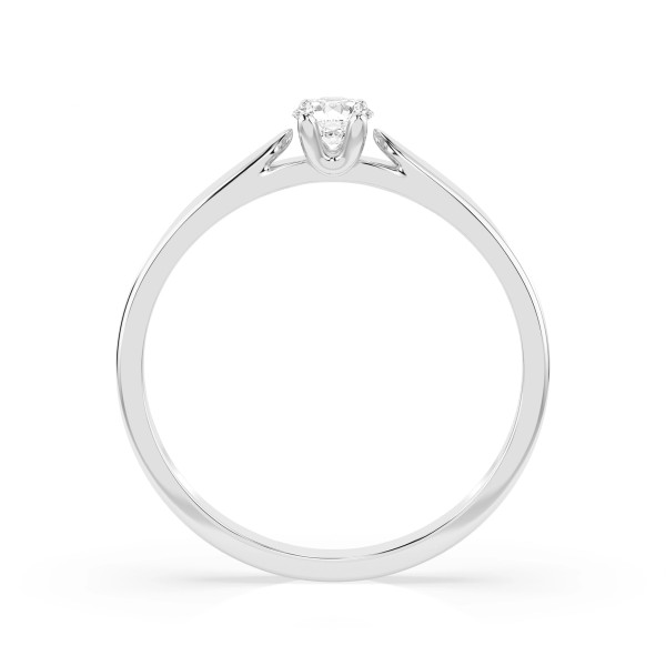 Cara пръстен с диамант 0.15 ct – ЗЛАТНО БИЖУ 14К K101-10046W(3.4)/14K