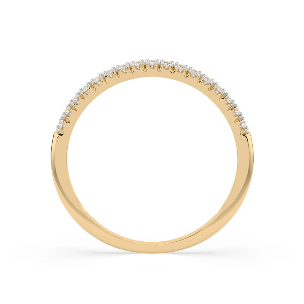 Cara пръстен с диаманти 0.14 ct – ЗЛАТНО БИЖУ 14К K101-10076Y/14K