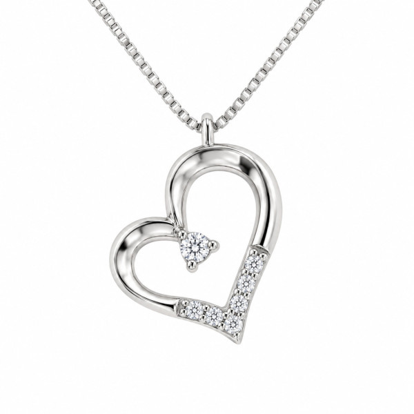 Cara Diamanti gold necklace with diamonds CLN1614H