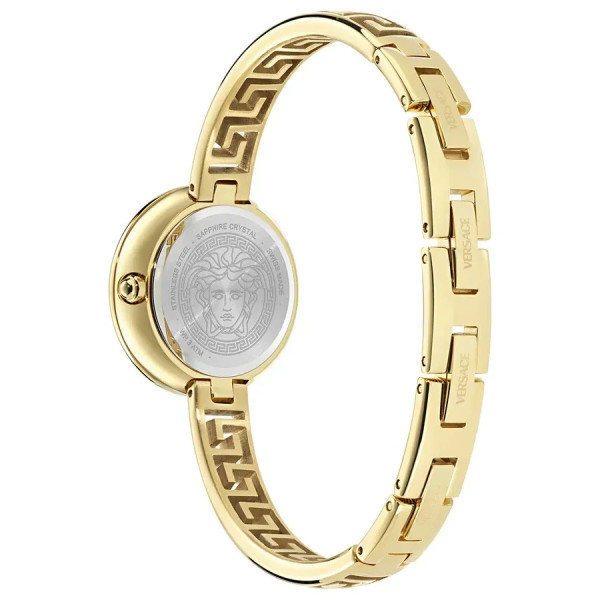 часовник versace ve5f00226 с бижутерска закопчалка златна верижка classicwatches.bg