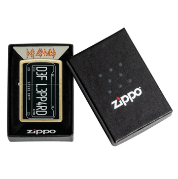 Запалка Zippo - Def Leppard, Steel City Design