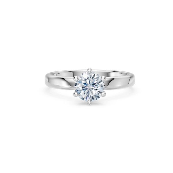 Cara пръстен с диамант 1.00 ct GIA сертификат – ЗЛАТНО БИЖУ 14К K101-10040W(6.5)/14K