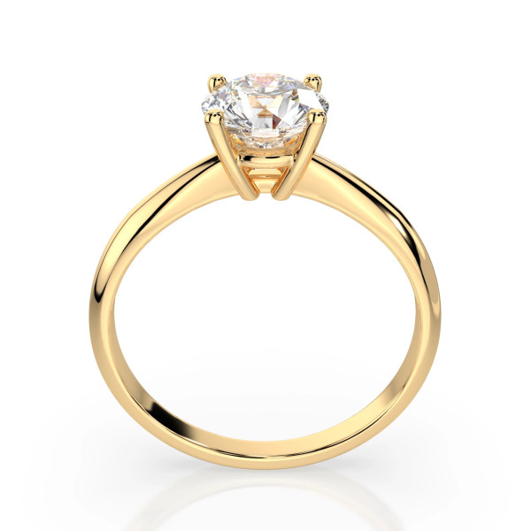 Cara пръстен с диамант 0.70 ct GIA сертификат – ЗЛАТНО БИЖУ 14К K101-10021Y(5.7)/14K