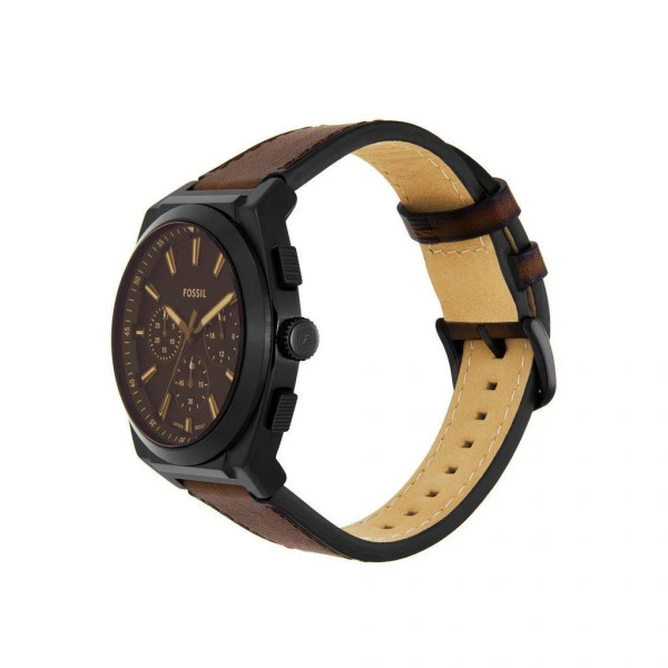 мъжки часовник fossil черен циферблат everett колекция classicwatches.bg