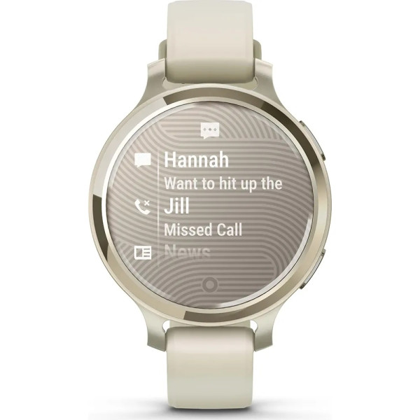 GARMIN LILY 2 ACTIVE LUNAR GOLD С BONE СИЛИКОНОВА КАИШКА