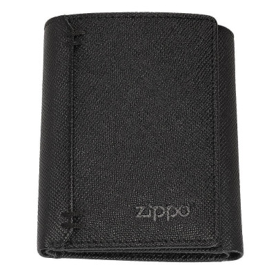 Мъжки портфейл Zippo Saffiano Tri-Fold, RFID защита