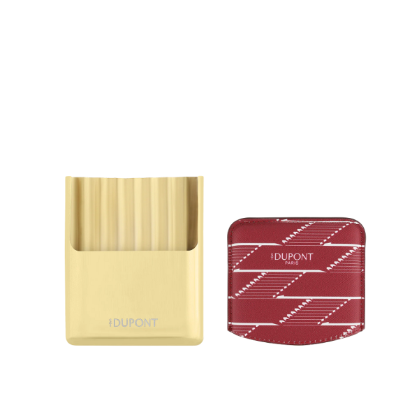 Табакера S.T.Dupont Cigarette Case Monogram 1872 Burgundy 183178