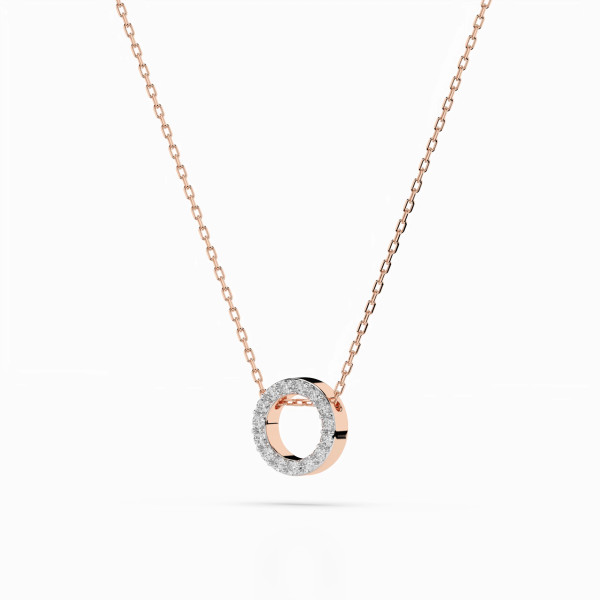 Cara колие с диаманти 0.09 ct – ЗЛАТНО БИЖУ 14К K104-10028R/14K