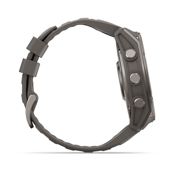 Garmin Fenix 9 Titanium с Pebble Grey силиконова каишка 010-04763-01