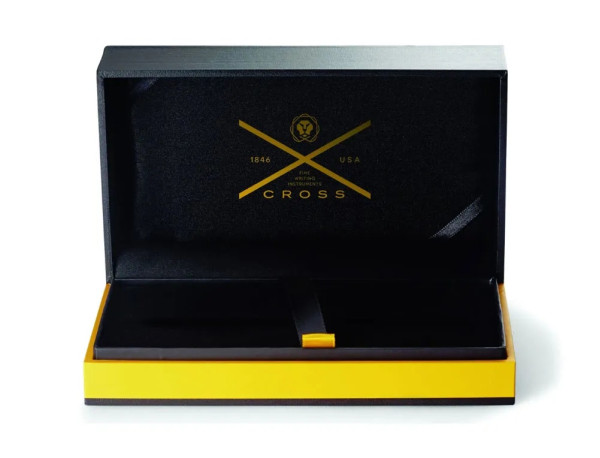 Химикалка Cross Townsend - Polished 23KT Gold Plated Engraved Diamond Pattern