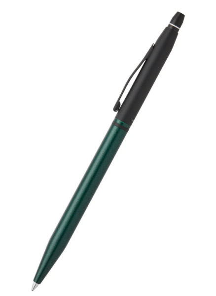 Химикалка Cross Click Tuxedo - Satin Metallic Green With Black