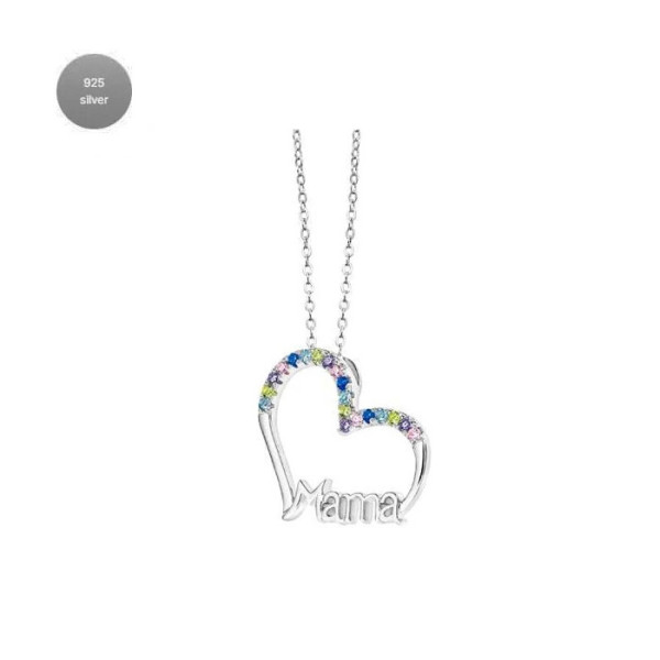LOTUS SILVER MOTHER'S LOVE SILVER NECKLACE LP3460-1/2