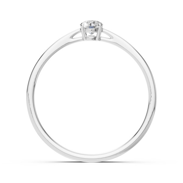 Cara пръстен с диамант 0.20 ct – ЗЛАТНО БИЖУ 14К K101-10012/1W(3.7)/14K